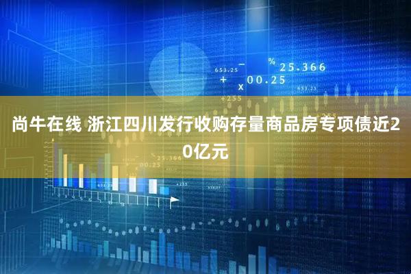 尚牛在线 浙江四川发行收购存量商品房专项债近20亿元