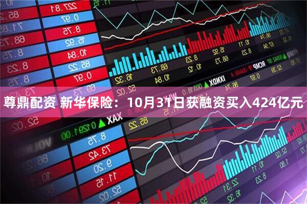 尊鼎配资 新华保险：10月31日获融资买入424亿元
